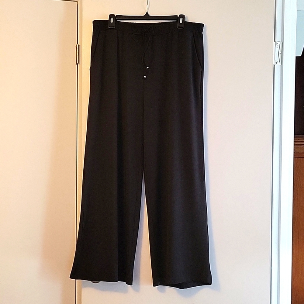 Keren Hart Womens Black Pants, Size XL